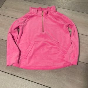 Lilly Pulitzer Girls Velour Sweatshirt S 4/5